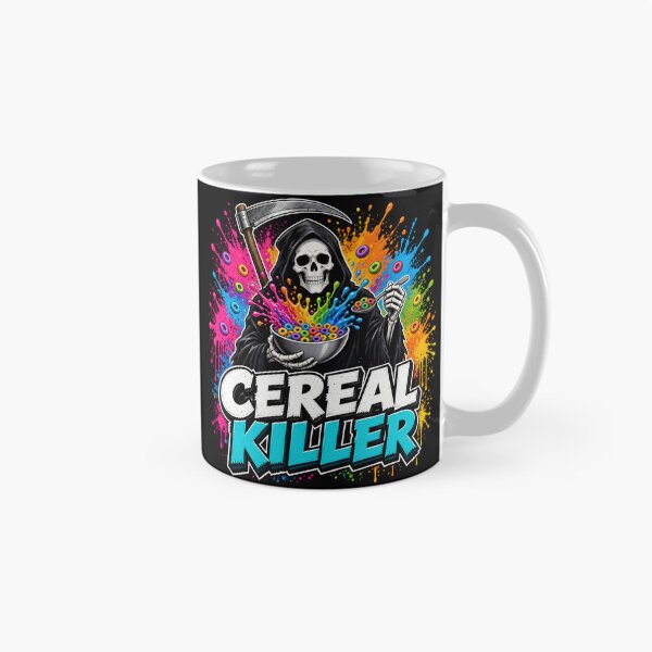 Item preview, Cereal Killer Grim Reaper Funny Breakfast Pun designed and sold by TshirtsOnline-.