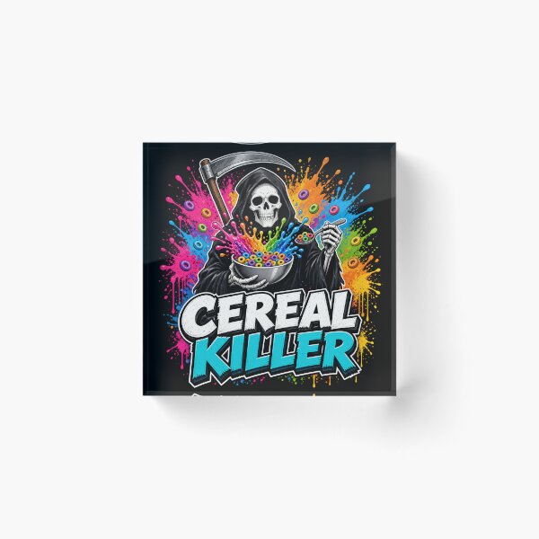Item preview, Cereal Killer Grim Reaper Funny Breakfast Pun designed and sold by TshirtsOnline-.