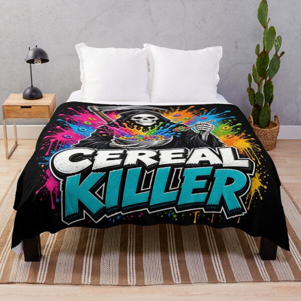 Item preview, Cereal Killer Grim Reaper Funny Breakfast Pun designed and sold by TshirtsOnline-.