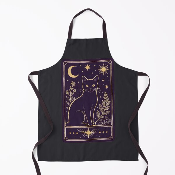 Item preview, Cosmic Black Cat Tarot Aesthetic Spooky Season designed and sold by DoceVaga.