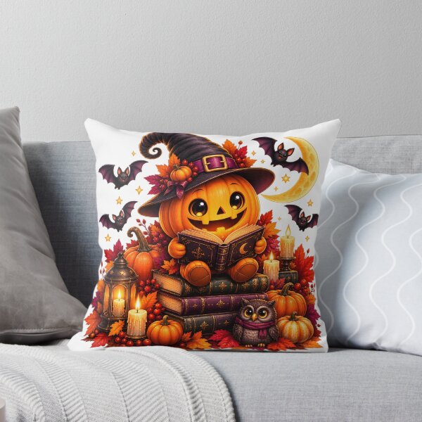 Item preview, Pumpkin Book Lover – Cute Halloween Reading Design designed and sold by Clothes With Smiling Animals Walt Gral.