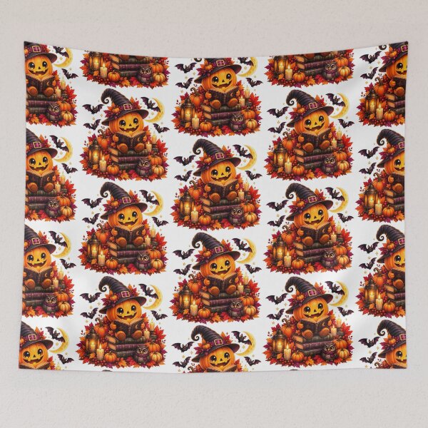 Item preview, Pumpkin Book Lover – Cute Halloween Reading Design designed and sold by Clothes With Smiling Animals Walt Gral.