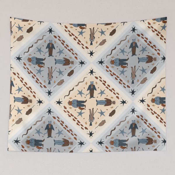 Item preview, Cowboy Cat Print designed and sold by woolsheepy.