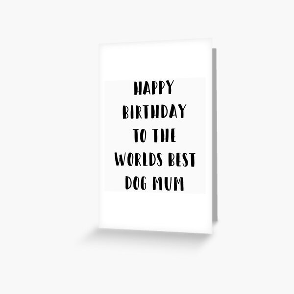 Dog Birthday Card Greeting Card