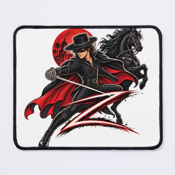 Item preview, Zorro Masked Vigilante Sticker Fan Art designed and sold by Mystic Wild Studio.