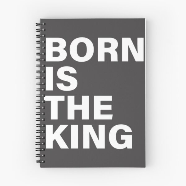 Item preview, Born Is The King Royal Gold Crown Typography Minimalist Design | Perfect Gift For You And Friends designed and sold by RainbowPawzies.