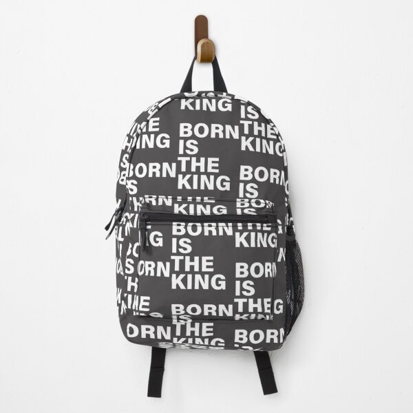 Item preview, Born Is The King Royal Gold Crown Typography Minimalist Design | Perfect Gift For You And Friends designed and sold by RainbowPawzies.