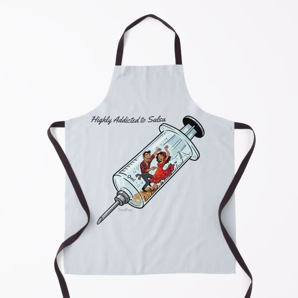 Item preview, Highly Addicted to Salsa Funny Syringe - Latin Dance Ironic Pun designed and sold by SmartPuns.