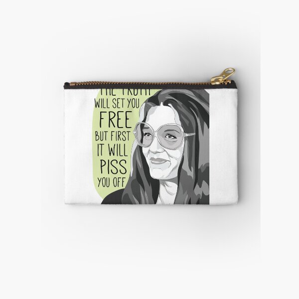 Item preview, The truth will set you free but first it will piss you off Gloria Steinem Quote Gloria Steinem Quote designed and sold by ShannonSArtwork.