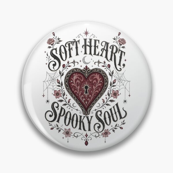 Item preview, Soft Heart Spooky Soul Gothic Halloween designed and sold by Zenith Design.
