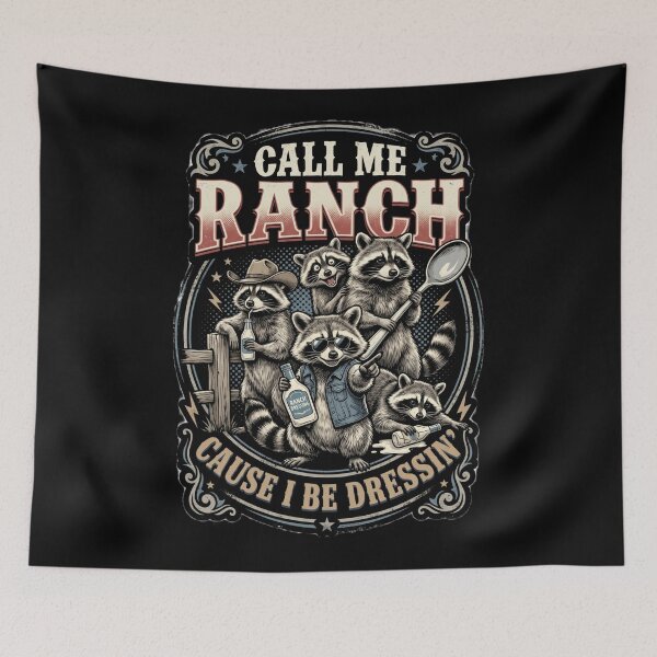 Item preview, Call Me Ranch Cause I Be Dressing Funny Raccoon Meme designed and sold by MOONE FLOWER.