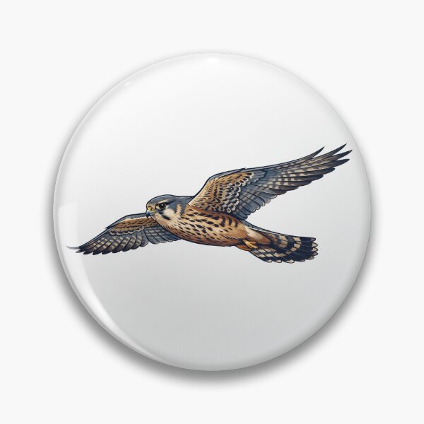 Item preview, Merlin bird of prey in full flight designed and sold by jamesgerardking.