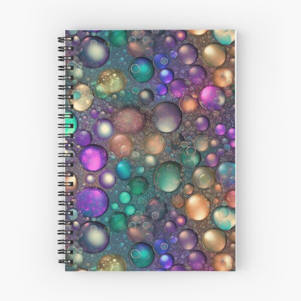 Item preview, Iridescent Bubbles Abstract Metallic Seamless Pattern designed and sold by pinkal.