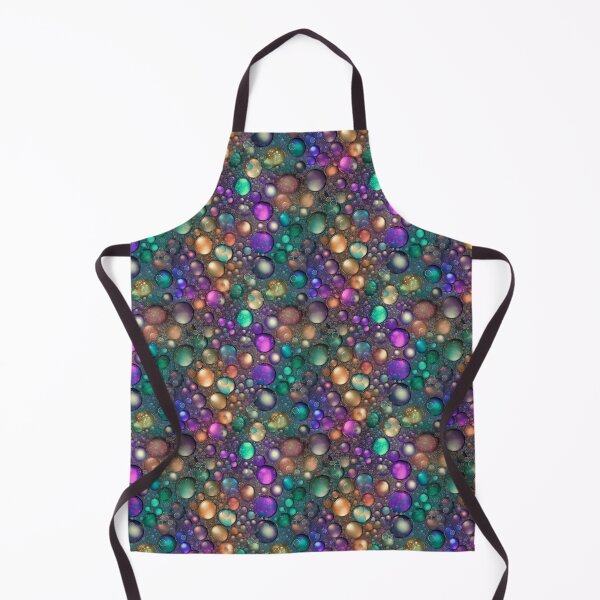 Item preview, Iridescent Bubbles Abstract Metallic Seamless Pattern designed and sold by pinkal.