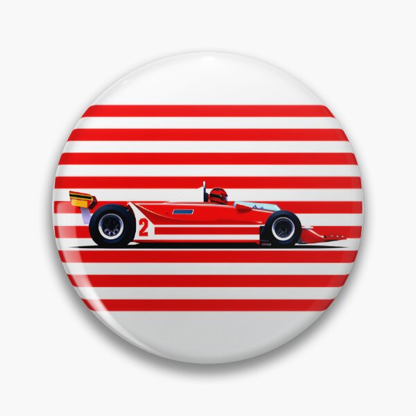 Item preview, Vintage Racing Legend Gilles Villeneuve F1 Car Art | ⭐⭐⭐⭐⭐ designed and sold by ThusharaSuseen.
