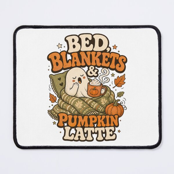 Item preview, Bed Blankets Pumpkin Latte Cozy Fall designed and sold by Zenith Design.