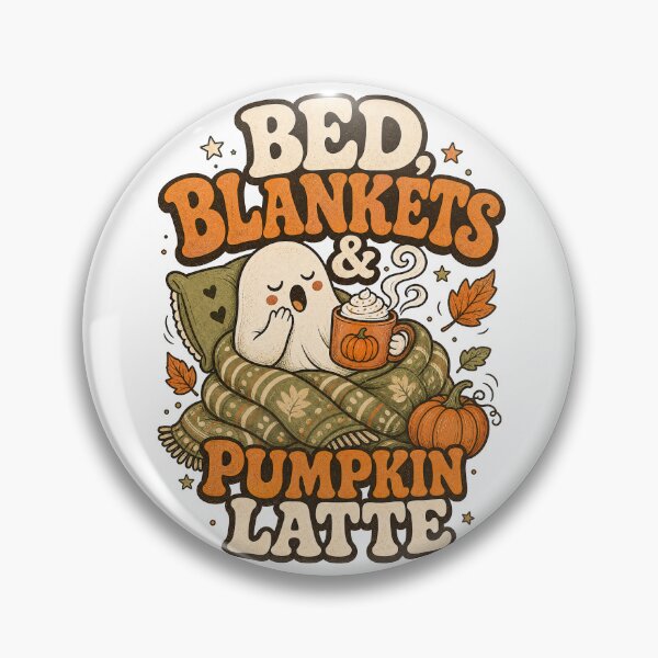 Item preview, Bed Blankets Pumpkin Latte Cozy Fall designed and sold by Zenith Design.