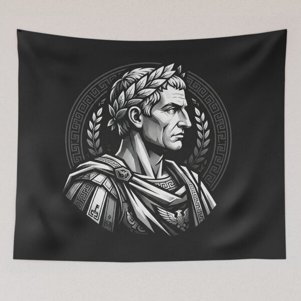 Item preview, Julius Caesar Roman Emperor Laurel Wreath Portrait designed and sold by Owcomm.