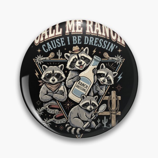 Item preview, Call Me Ranch Cause I Be Dressing Funny Raccoon Meme designed and sold by MOONE FLOWER.
