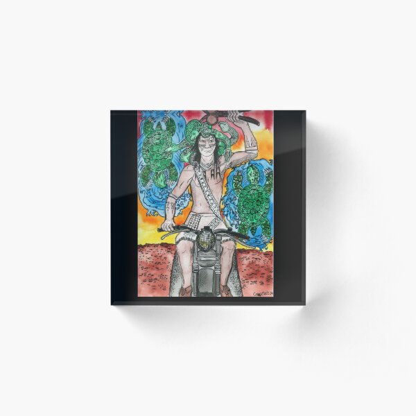 Atotarhoh Biker Acrylic Block
