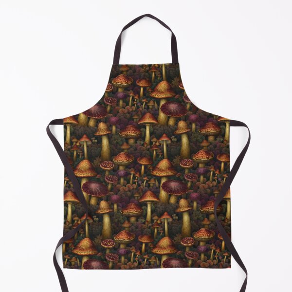 Item preview, Mushroom Forest Magic Seamless Pattern designed and sold by pinkal.