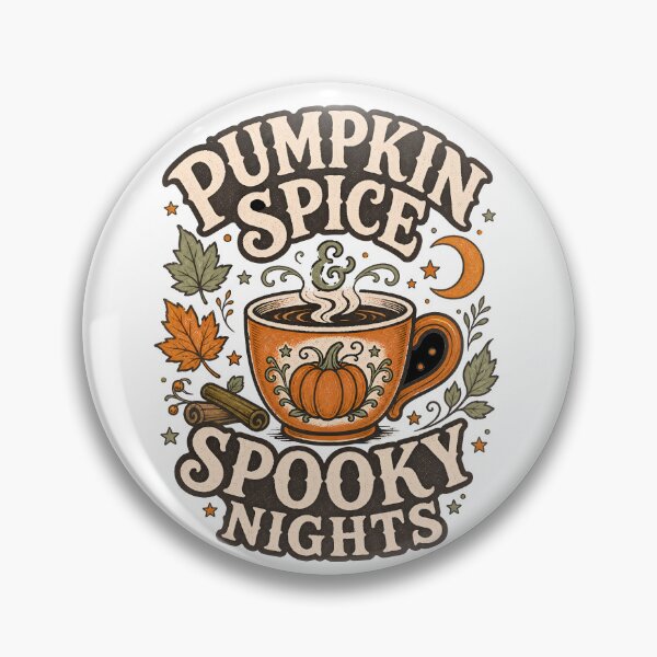 Item preview, Pumpkin Spice Spooky Nights Halloween designed and sold by Zenith Design.
