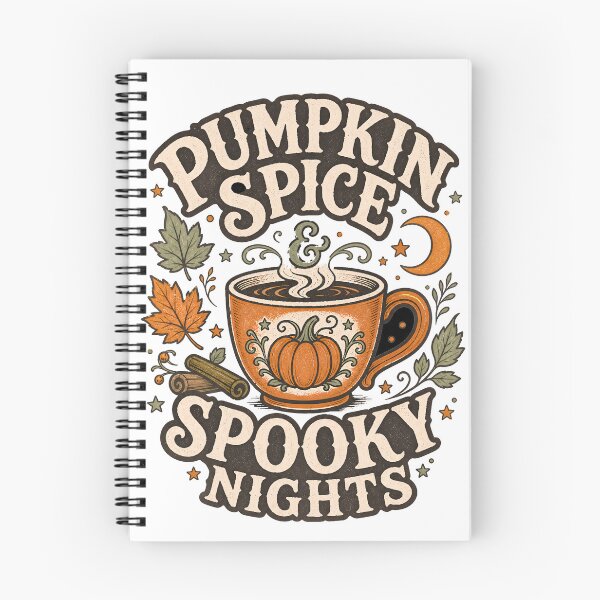 Item preview, Pumpkin Spice Spooky Nights Halloween designed and sold by Zenith Design.