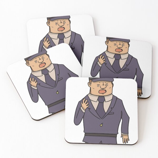 Item preview, Angry Train Conductor Cartoon Streetwear designed and sold by serialcarachts.