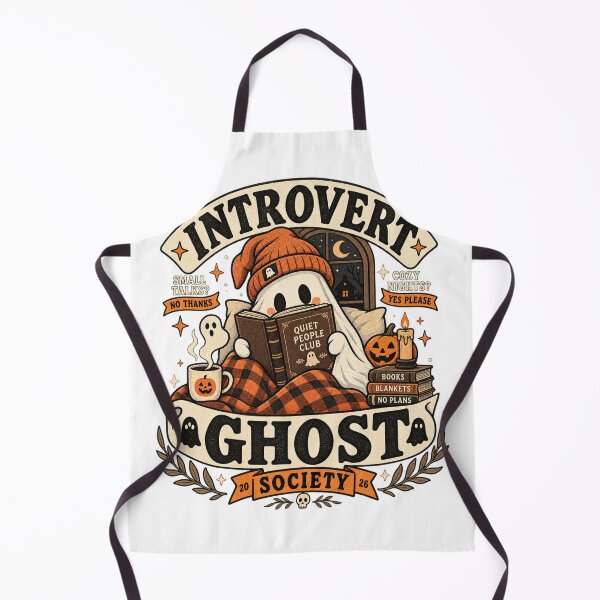Item preview, Introvert Ghost Society - Spooky Social Battery designed and sold by Xnuery.