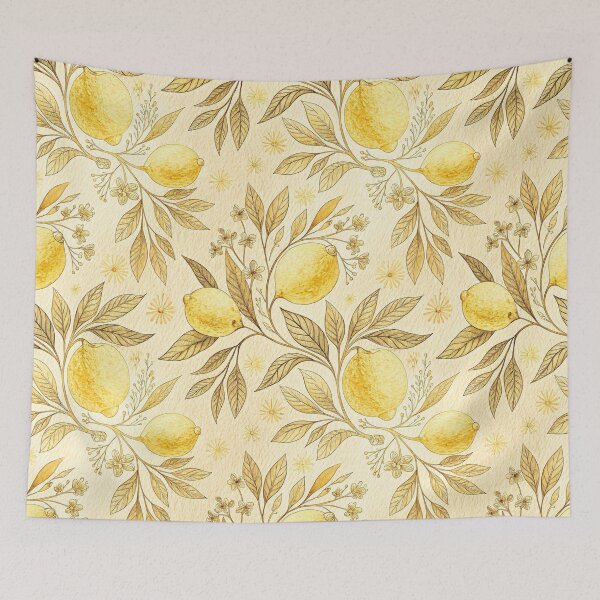 Item preview, Vintage Lemon Orchard Botanical designed and sold by Storybook Botanica.