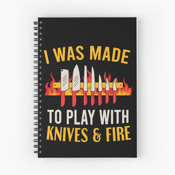 Item preview, I Was Made To Play Knives & Fire Chef Cook Humor designed and sold by Nadey.