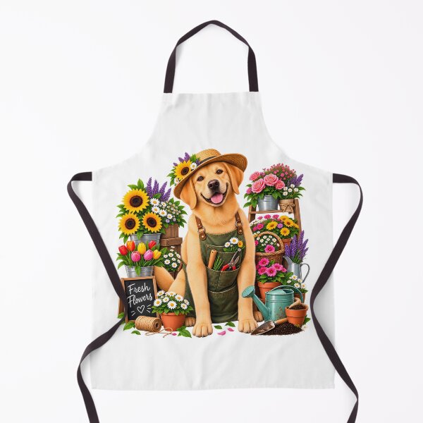Item preview, Labrador Florist – Cute Flower Shop Dog Gardening Lover designed and sold by builtforyou.