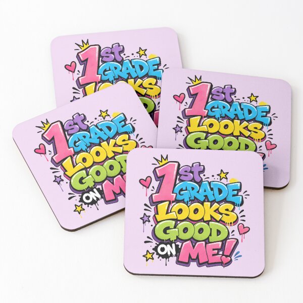Item preview, 1st Grade Looks Good On Me – Colorful School Pride designed and sold by MomParentADHD.