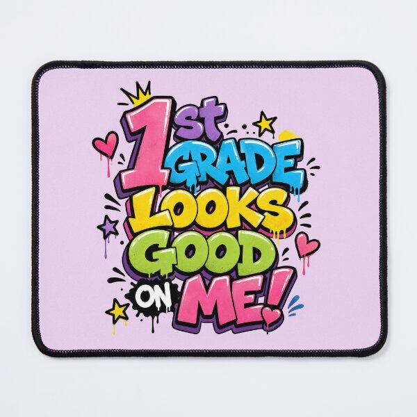 Item preview, 1st Grade Looks Good On Me – Colorful School Pride designed and sold by MomParentADHD.