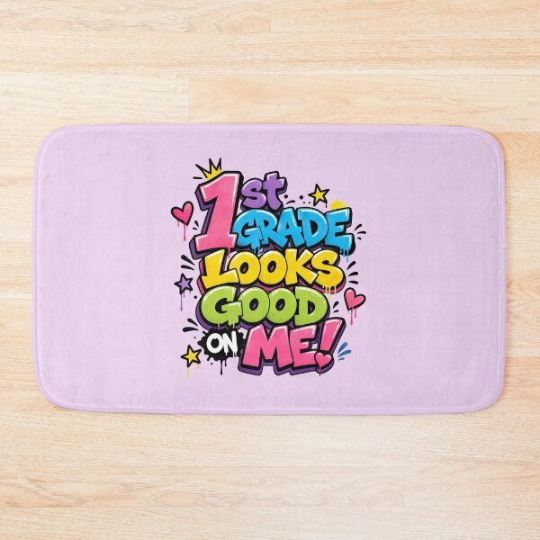 Item preview, 1st Grade Looks Good On Me – Colorful School Pride designed and sold by MomParentADHD.