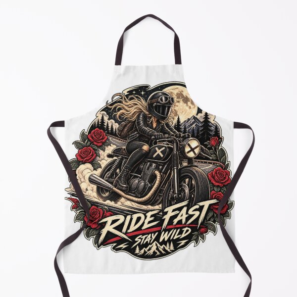 Item preview, Ride Fast Stay Wild Motorcycle Sticker designed and sold by Mystic Wild Studio.