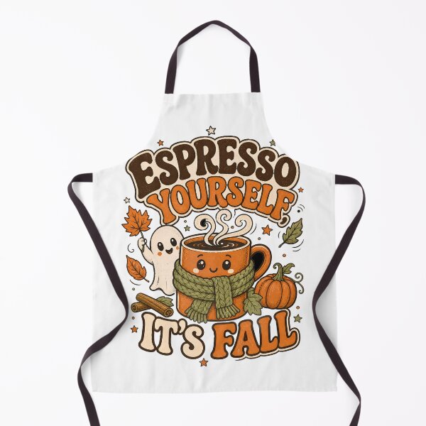 Item preview, Espresso Yourself It's Fall Pumpkin Coffee designed and sold by Zenith Design.