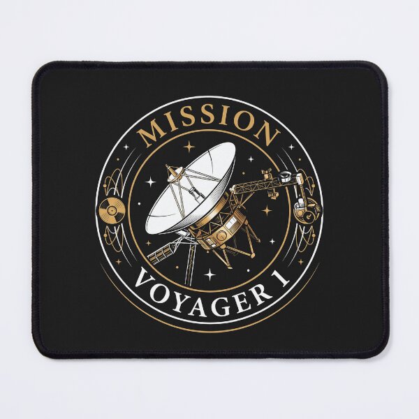 Item preview, Mission Voyager 1 Vintage Space Patch NASA Astronomy Graphic designed and sold by KiwiRider.