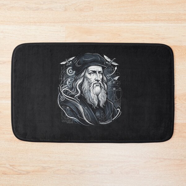Item preview, Leonardo da Vinci Master Genius Portrait designed and sold by Owcomm.