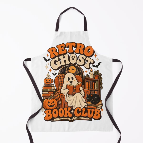 Item preview, Retro Ghost Book Club - Vintage Spooky Reader designed and sold by Xnuery.