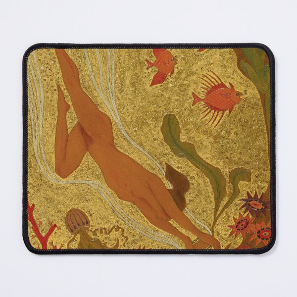 Item preview, Art Nouveau Ocean Wall Art, Sunken Treasure Underwater Fantasy Print, George Barbier Illustration designed and sold by RickE.
