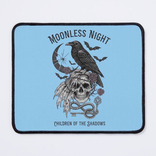 Item preview, Raven Skull Crescent Moon Snake Graphic designed and sold by Exquisite Design Studio „Paculówka”.