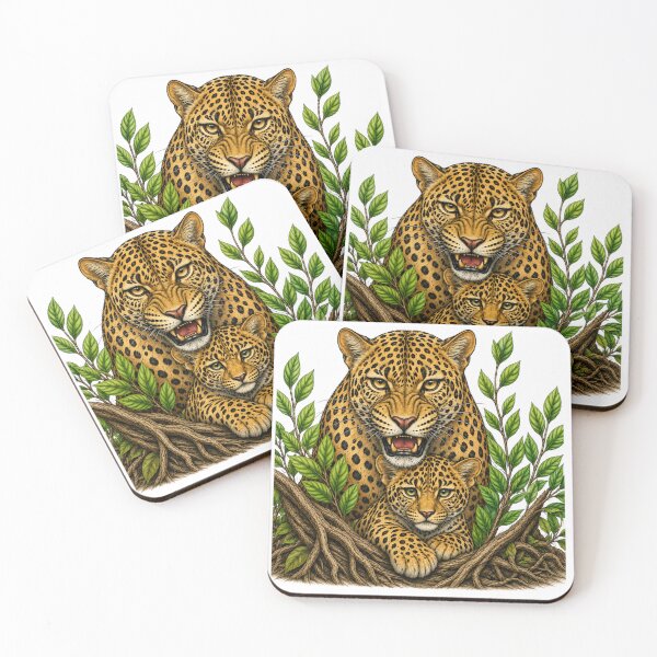 Item preview, Majestic Leopard Family Portrait designed and sold by EmylyWoods.