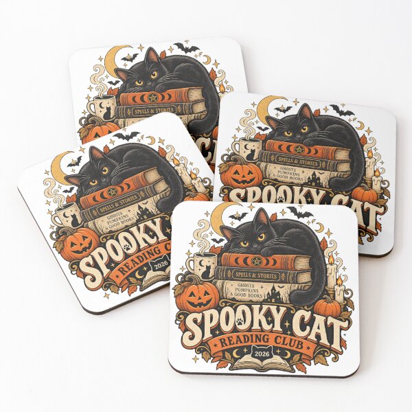 Item preview, Spooky Cat Reading Club - Halloween Book Lover designed and sold by Xnuery.
