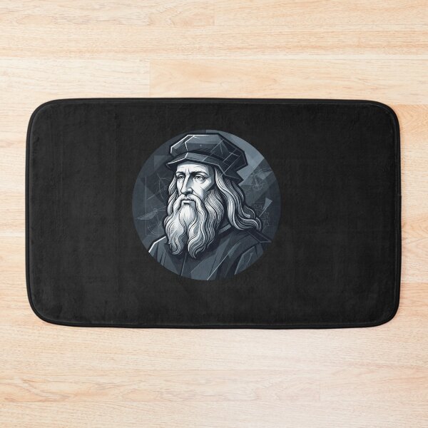 Item preview, Leonardo da Vinci Renaissance Master Portrait Illustration designed and sold by Owcomm.