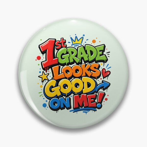 Item preview, 1st Grade Looks Good On Me – Colorful Back to School designed and sold by MomParentADHD.