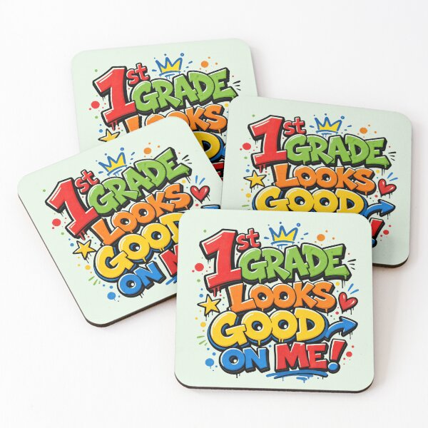 Item preview, 1st Grade Looks Good On Me – Colorful Back to School designed and sold by MomParentADHD.