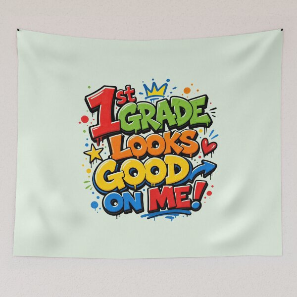 Item preview, 1st Grade Looks Good On Me – Colorful Back to School designed and sold by MomParentADHD.