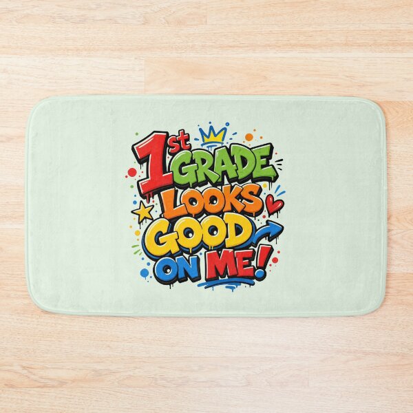 Item preview, 1st Grade Looks Good On Me – Colorful Back to School designed and sold by MomParentADHD.