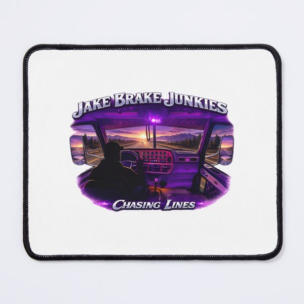 Item preview, Jake Brake Junkies Chasing Lines Cool Diesel Trucker Art | Perfect Gift For You And Friends designed and sold by matrixyt.